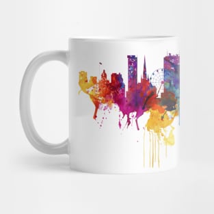 Birmingham Watercolor Skyline Mug